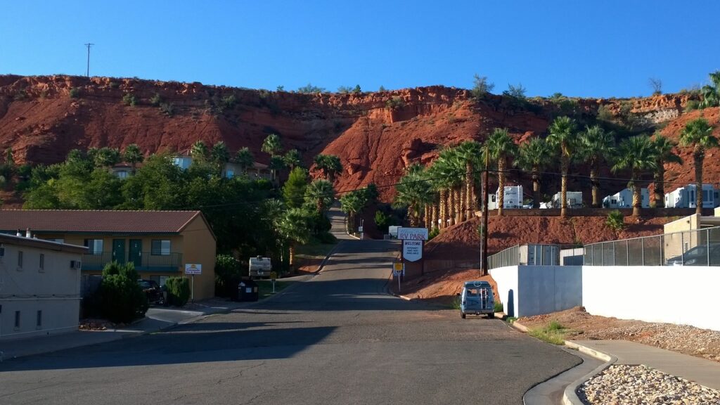 A view of one of the streets in St. George, Utah, one of the top cities for foreign investors in the US. 