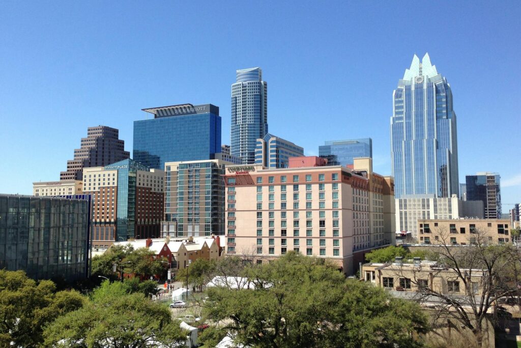 Austin is the best city for bank statement loans based on population density and other factors.