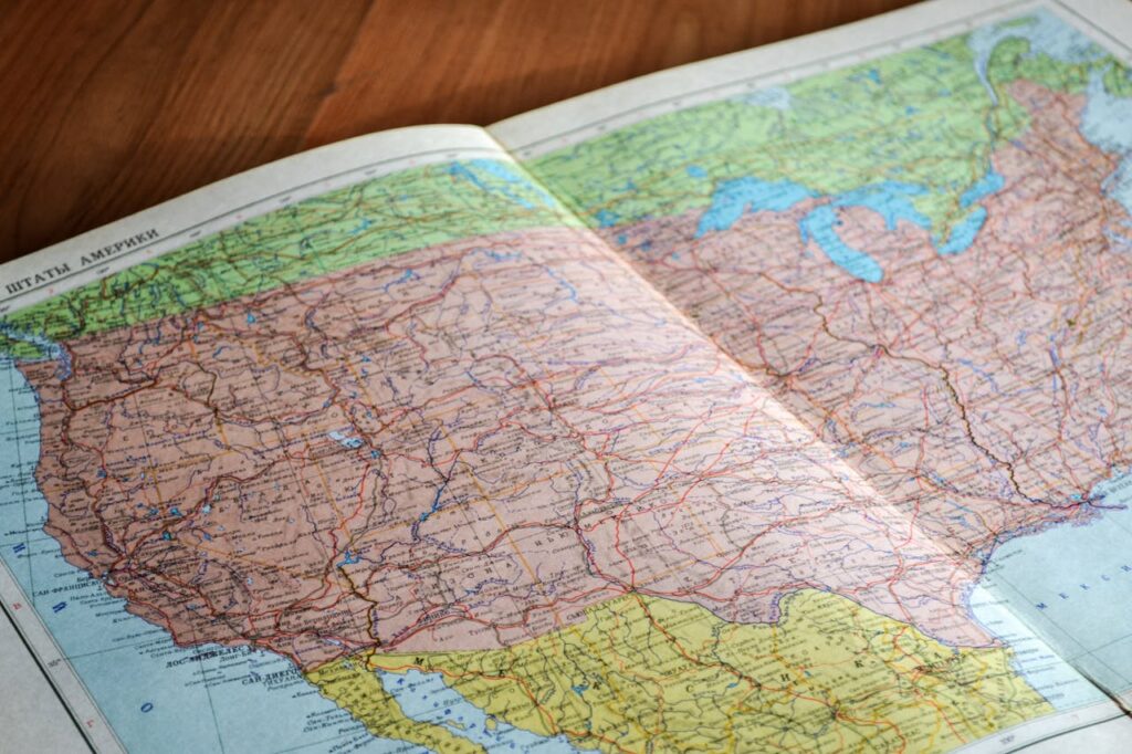 Buying an Investment Property in the US: The Complete Guide 3 A map of the US, which is a great place to buy an investment property for both domestic and foreign investors.
