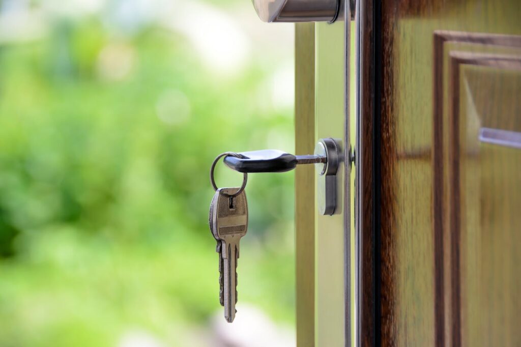 Home Equity Loan on an Investment Property 2 A key unlocking a door, just like how a home equity loan on an investment property can unlock your built-up equity.