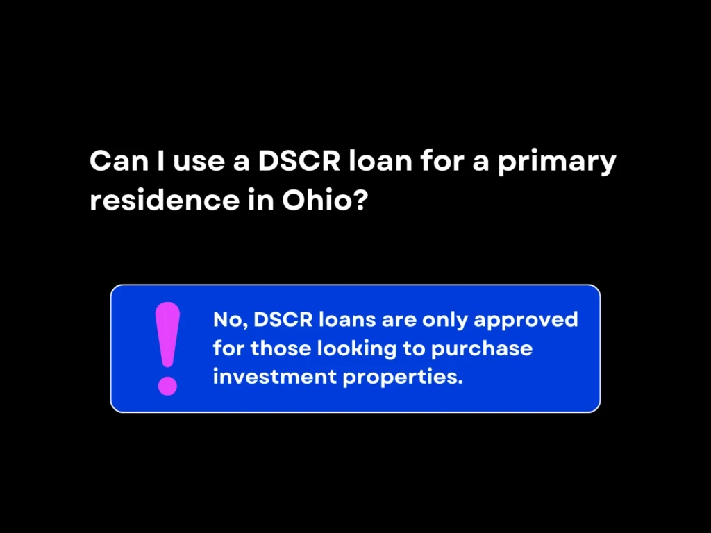 DSCR Loan Ohio Explained: Eligibility & Benefits 12 can i use a dscr loan for a primary residence in Ohio homepage