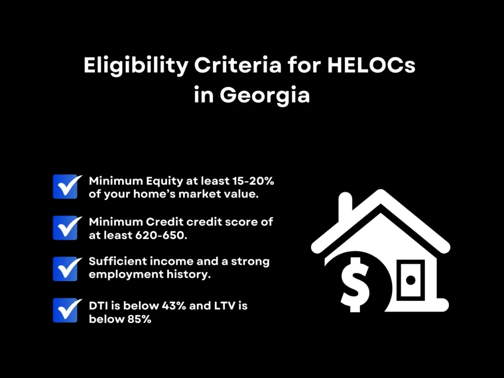 HELOC Georgia: Your Complete Guide 1 Eligibility Criteria for HELOCs in Georgia homepage