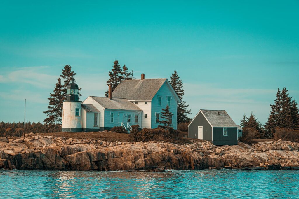 How a DSCR Loan Maine Can Help You Build Your Rental Empire 2 A quaint house on the coast, which could make a great vacation home rental with a DSCR loan Maine.