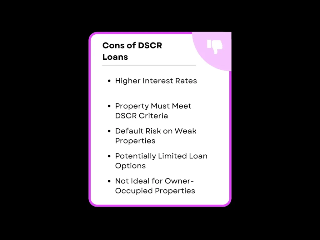 What Are the Different Types of Loans for Investment Property? 2 Cons of DSCR Loans homepage