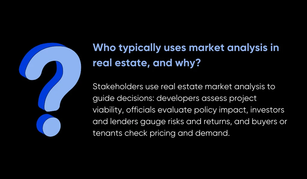 How to Do a Real Estate Market Analysis: 7-Step Guide for Investors 9 Who Typically Uses Market Analysis in Real Estate, and Why