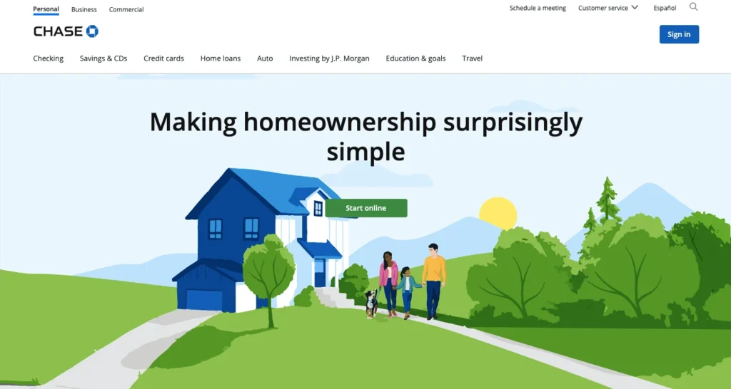 5+ Best-Rated Tennessee Mortgage Lender Options For 2025 5 Chase Home Lending_homepage