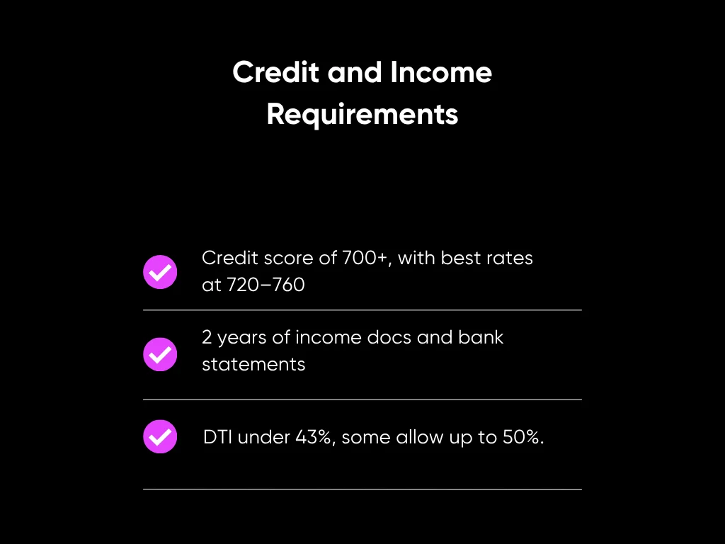 Texas Jumbo Mortgage Rates: Expert Guide for High-Value Homes in 2025 2 Credit and Income Requirements