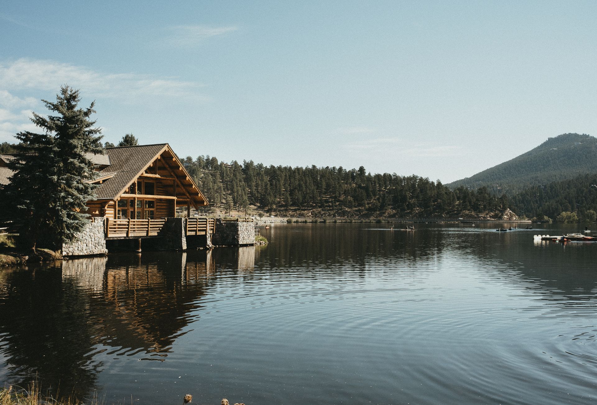 The Digital Deed 26 Scenic lakefront log cabin in the Colorado mountains